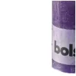 swieca pienkowa rustic purpurowa bolsius 190 68 mm