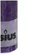 swieca pienkowa rustic purpurowa bolsius 190 68 mm