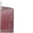 swieca pienkowa rustic rozowa blada bolsius 100 50 mm