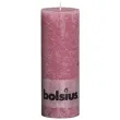 swieca pienkowa rustic rozowa blada bolsius 190 68 mm