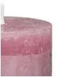 swieca pienkowa rustic rozowa blada bolsius 80 68 mm