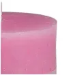 swieca pienkowa rustic rozowy bolsius 100 100 mm