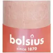 swieca pienkowa rustic rozowy mglisty bolsius 100 50 mm