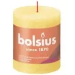 swieca pienkowa rustic sloneczny zolty bolsius 80 68 mm