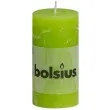 swieca pienkowa rustic zielona jasna bolsius 100 50 mm