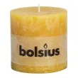 swieca pienkowa rustic zolta bolsius 100 100 mm