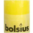 swieca pienkowa rustic zolta sloneczna bolsius 100 50 mm