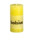 swieca pienkowa rustic zolta sloneczna bolsius 100 50 mm