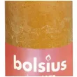 swieca pienkowa rustic zolty miodowy bolsius 130 68 mm