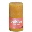 swieca pienkowa rustic zolty miodowy bolsius 130 68 mm