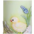 swieca pienkowa wielkanoc z kurczakiem seledynowy bartek candles 130 mm
