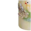 swieca pienkowa wielkanoc z kurczakiem zolty bartek candles 100 mm