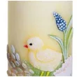 swieca pienkowa wielkanoc z kurczakiem zolty bartek candles 100 mm