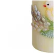 swieca pienkowa wielkanoc z kurczakiem zolty bartek candles 130 mm