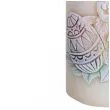 swieca pienkowa wielkanoc z zajaczkiem kosc sloniowa bartek candles 100 mm
