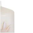 swieca pienkowa wielkanoc z zajaczkiem kosc sloniowa bartek candles 130 mm