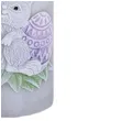 swieca pienkowa wielkanoc z zajaczkiem szaro rozowa bartek candles 100 mm