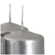 swieca pienkowa wotywna srebrna metaliczna aura 60 38 mm 4 szt