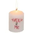 swieca pienkowa you and i biala ootb 80 60 mm