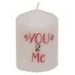 swieca pienkowa you and i biala ootb 80 60 mm