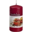 swieca pienkowa zapachowa pieczone jabluszko bordowa bolsius 120 60mm