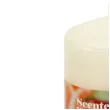 swieca pienkowa zapachowa scented cynamon i pomarancza ecru bartek candles 60 120 mm
