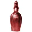 swieca posag moai czerwony metalik candellana