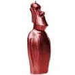 swieca posag moai czerwony metalik candellana
