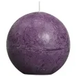 swieca rustic kula purpurowa bolsius 80 mm
