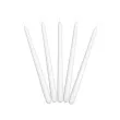 swieca stozkowa 29 cm biala 10 szt