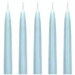 swieca stozkowa classic pastel blekitna 240 mm 10 szt