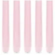 swieca stozkowa classic pastel rozowa jasna 240 mm 10 szt