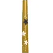 swieca stozkowa classic trzy gwiazdki zlota adpal 29 cm