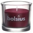 swieca w szkle classic bordowa bolsius 80 92 mm