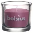 swieca w szkle classic rozowy blady bolsius 80 92 mm
