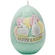 swieca wielkanoc happy easter niebieski tiffany bartek candles 45 60 mm