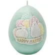 swieca wielkanoc happy easter niebieski tiffany bartek candles 70 100 mm