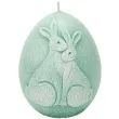 swieca wielkanoc jajko z zajaczkami tiffany bartek candles 100 mm