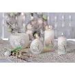 swieca wielkanoc jajko z zajaczkiem kosc sloniowa bartek candles 100 mm