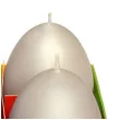 swieca wielkanoc matowe jajka cappucino bartek candles 60 mm 4 szt