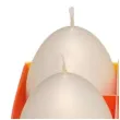swieca wielkanoc matowe jajka ecru bartek candles 60 mm 4 szt