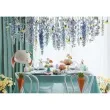 swieca wielkanoc pastelowe jajko fioletowy jasny partydeco 100 mm