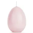 swieca wielkanoc pastelowe jajko rozowa jasna partydeco 100 mm