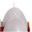 swieca wielkanoc pastelowe jajko szary bartek candles 60 mm 4 szt