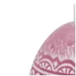 swieca wielkanoc pisanka koronkowa rozowa bartek candles 50 mm