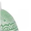 swieca wielkanoc pisanka koronkowa zielona bartek candles 50 mm