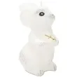 swieca wielkanoc zajac biala bartek candles 140 mm