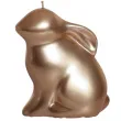 swieca wielkanoc zajaczek zlota bartek candles 120 mm