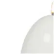 swieca wielkanocne jajko lakierowane biale adpal 90 70 mm