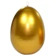 swieca wielkanocne jajko metalic zlota adpal 14cm